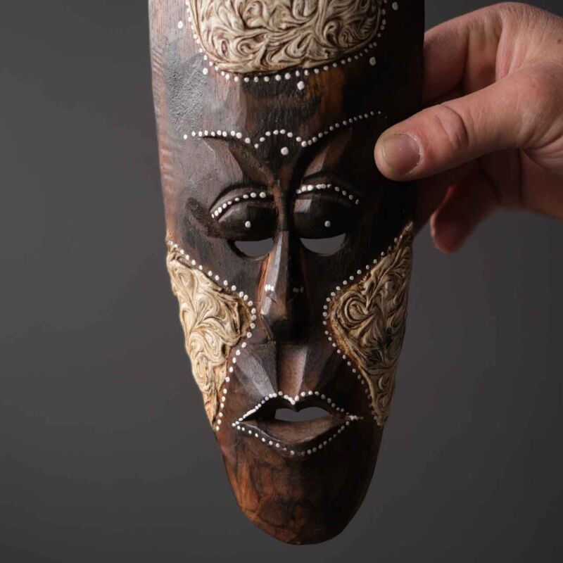 Afrika Ahşap Maske PUN66
