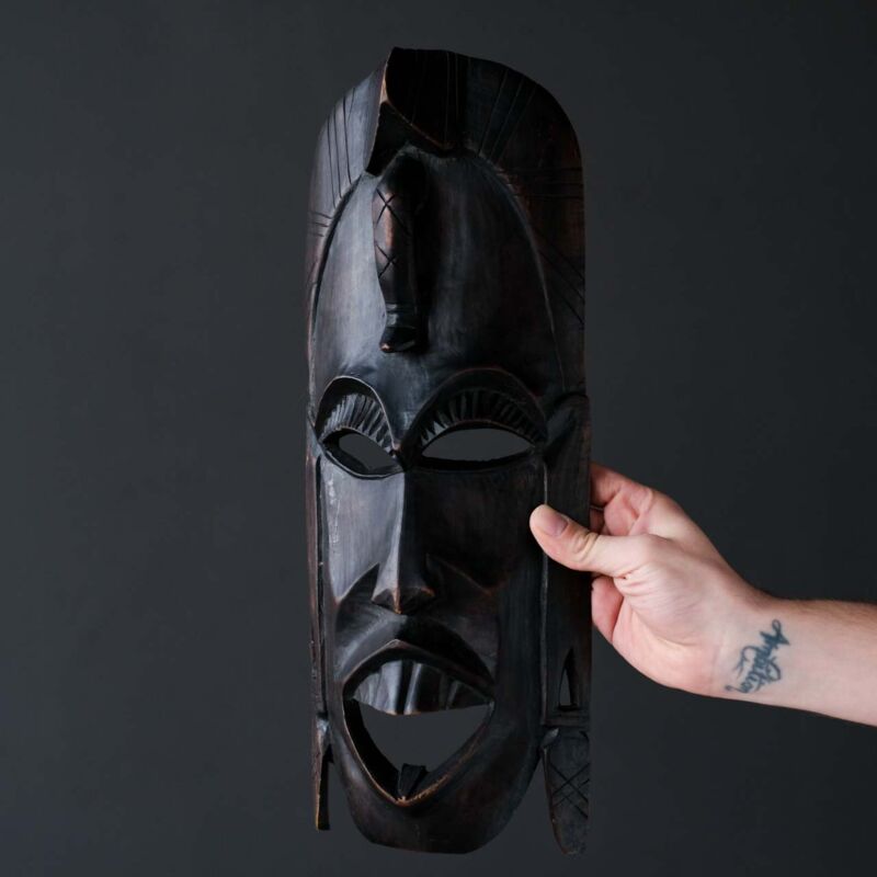 Ahşap Oyma Maske WAT37