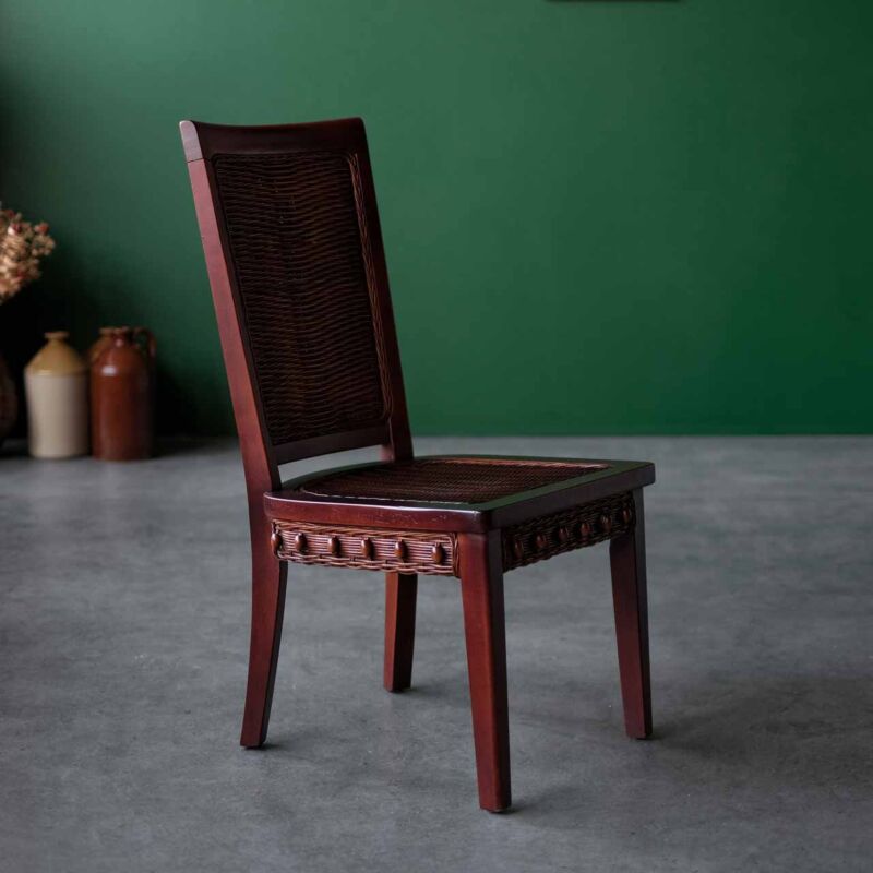 Ahşap Rattan Sandalye RAR12