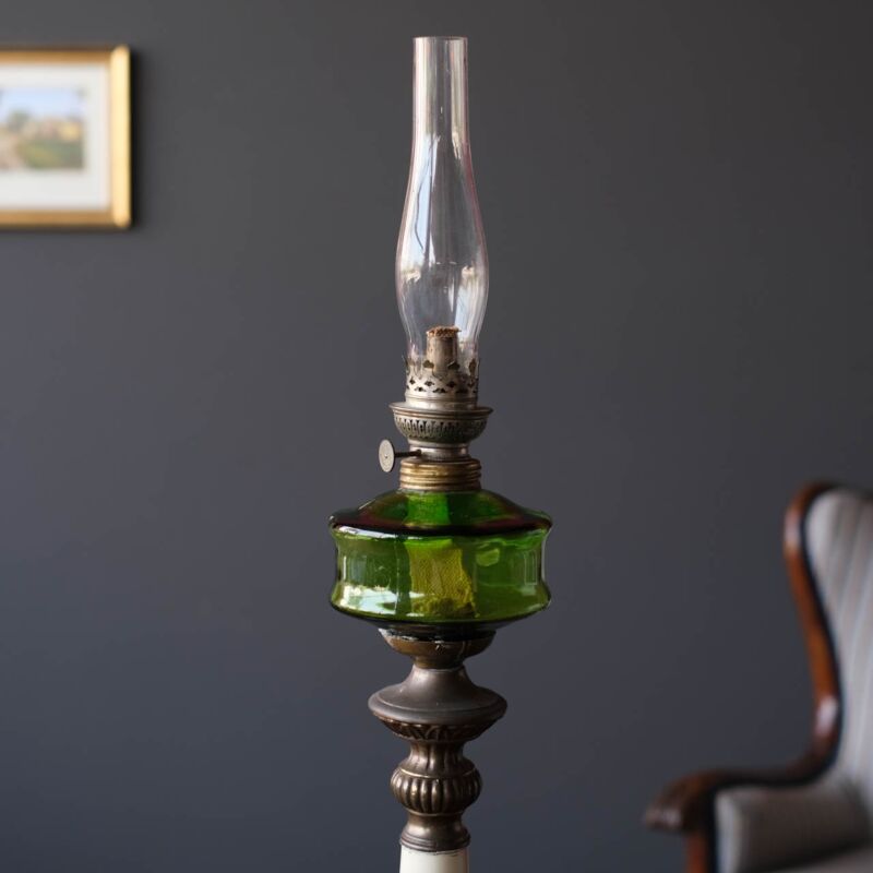 Antika Fransız Gaz Lambası AVA78