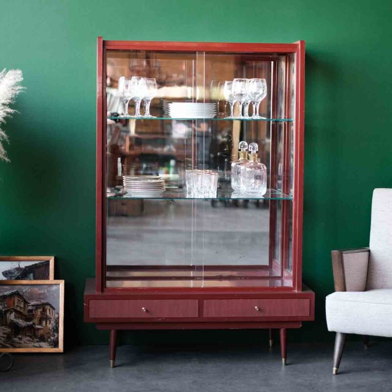 Mid Century Modern Vitrin BAK71