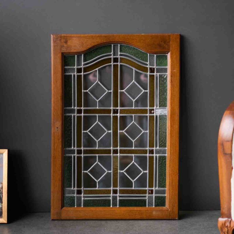 Vintage Vitray Dolap Kapağı ZOP76