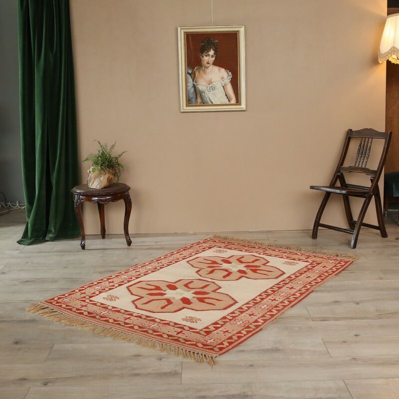 95 Vintage El Yapımı Milas Halı 