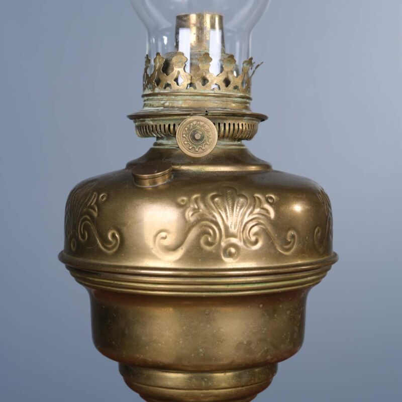 Antika Pirinç Gaz Lambası-L9