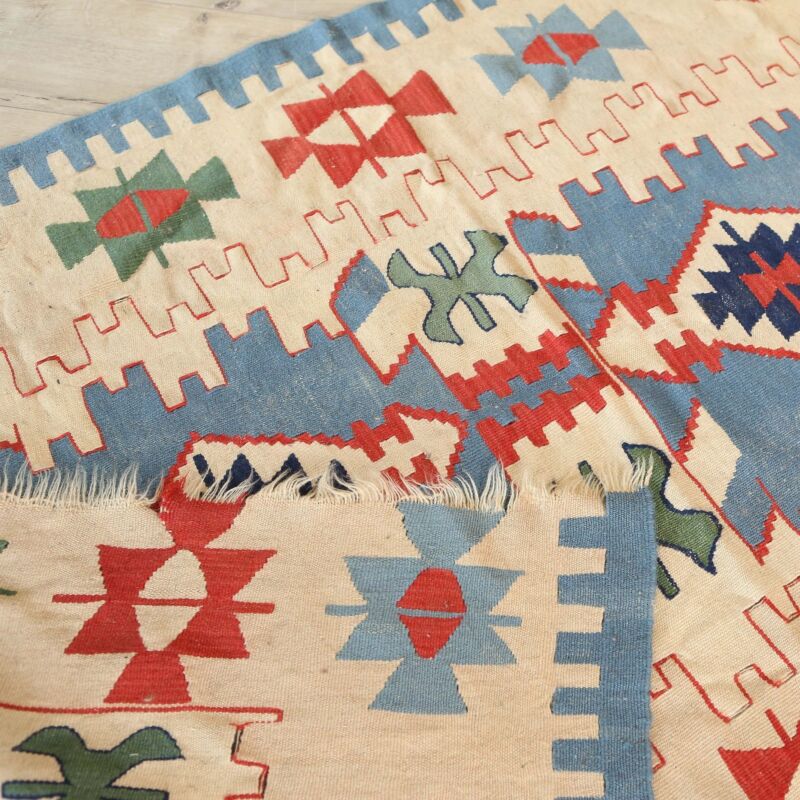 Vintage El Yapımı Yün Kilim 99