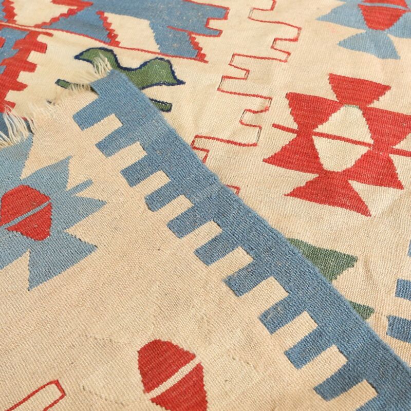 Vintage El Yapımı Yün Kilim 99