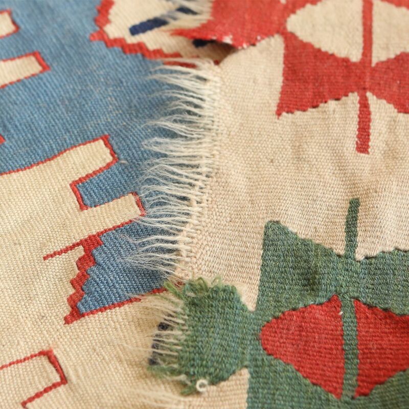 Vintage El Yapımı Yün Kilim 99
