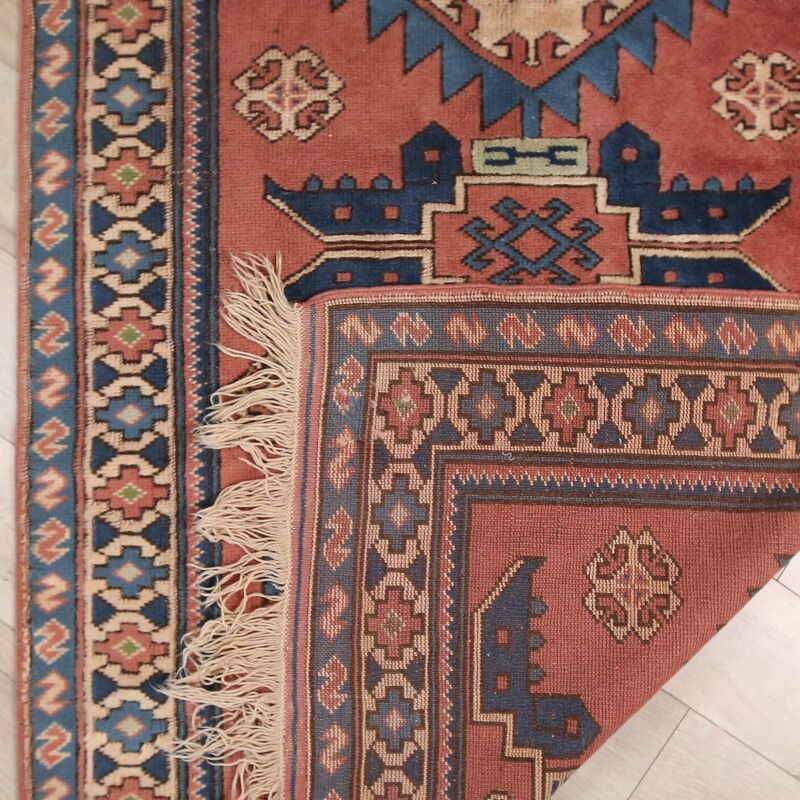 Vintage El Dokuma Yün Halı -109
