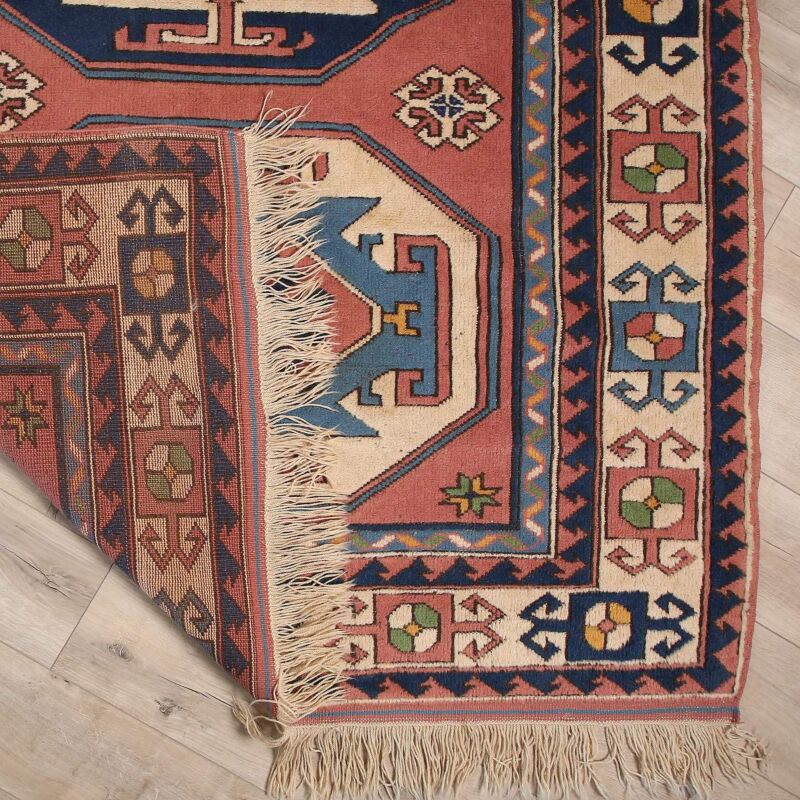 Vintage El Dokuma Yün Halı -109