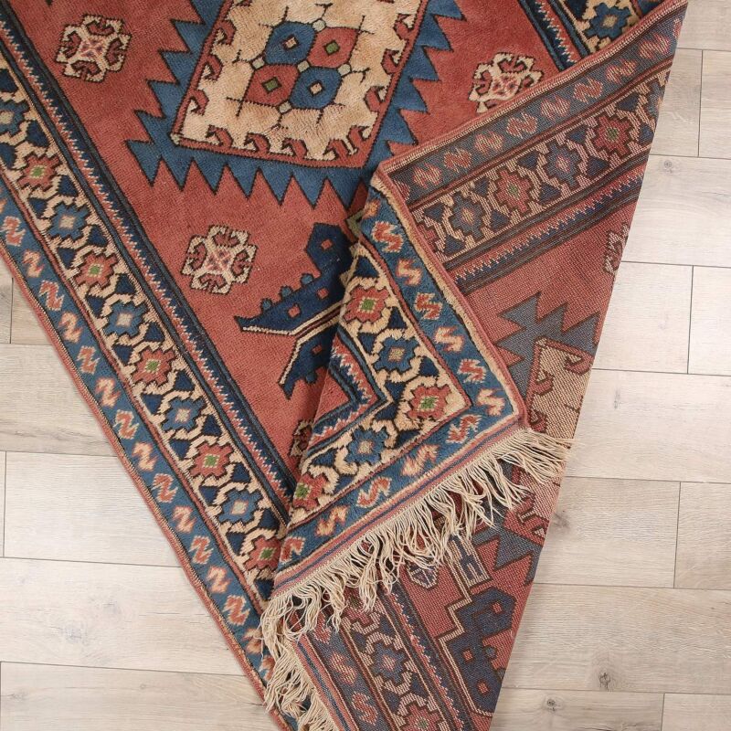Vintage El Dokuma Yün Halı -109