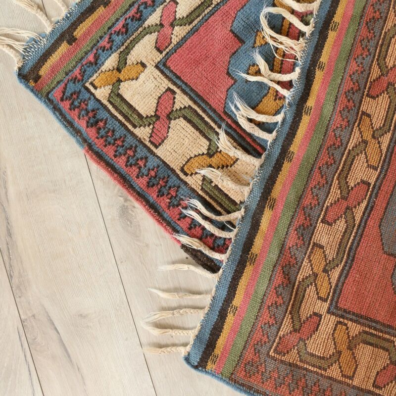 91 Vintage El Yapımı Yün Halı