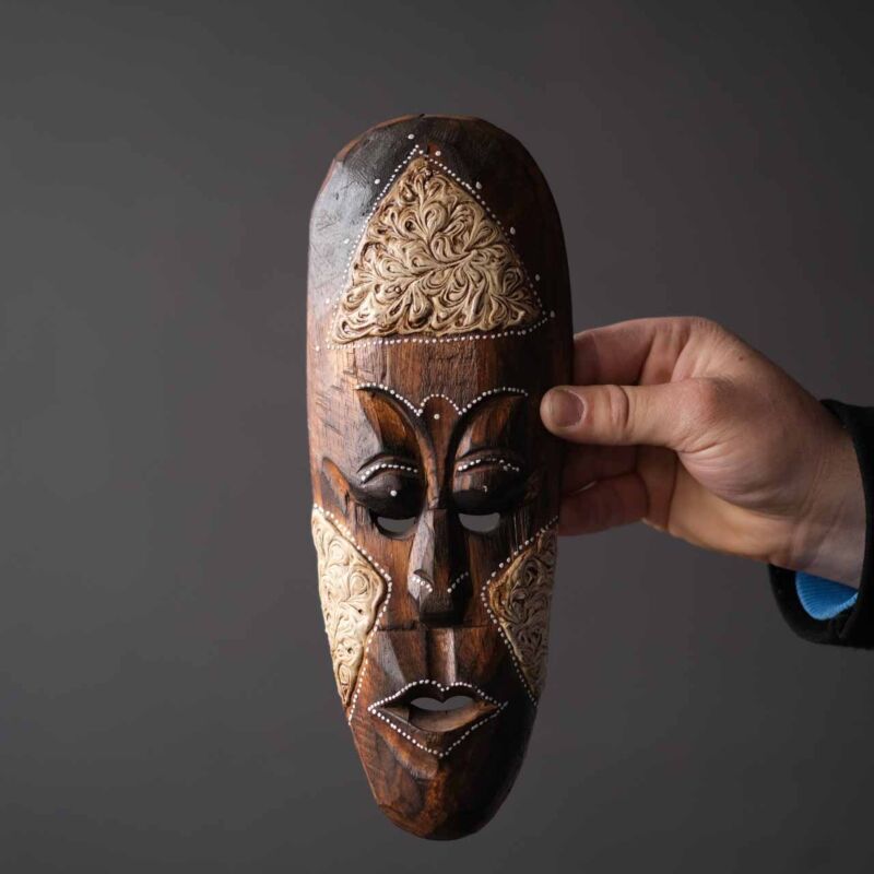Afrika Ahşap Maske PUN65