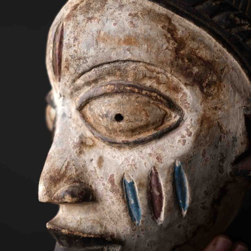 Afrika Ahşap Tören Maskesi PUN47