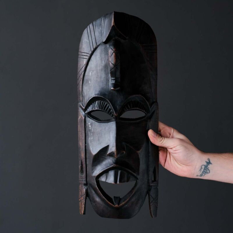 Ahşap Oyma Maske WAT37