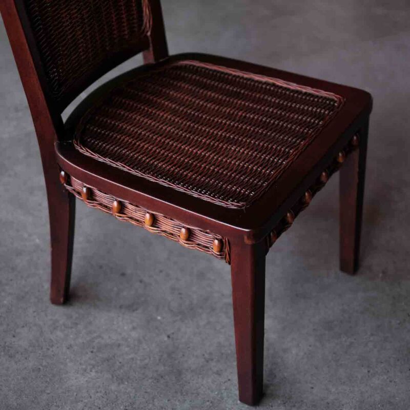 Ahşap Rattan Sandalye RAR11
