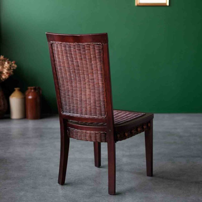 Ahşap Rattan Sandalye RAR11
