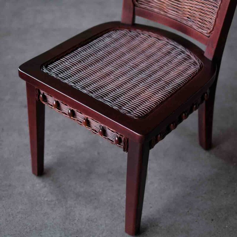 Ahşap Rattan Sandalye RAR12