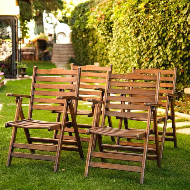 Ahşap Katlanır Sandalye BUR37