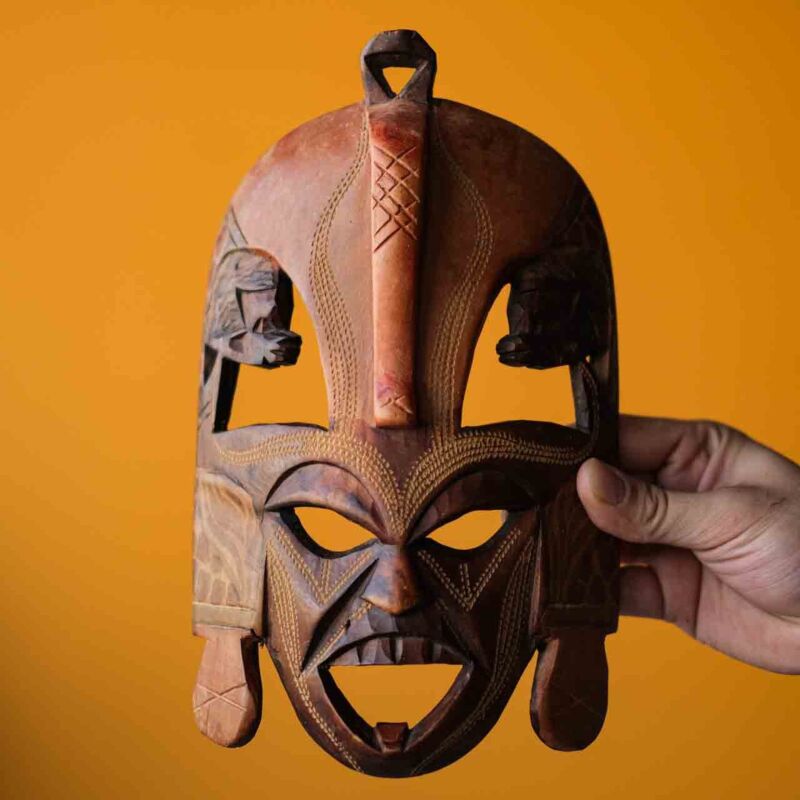 Ahşap Oyma Maske MOY55
