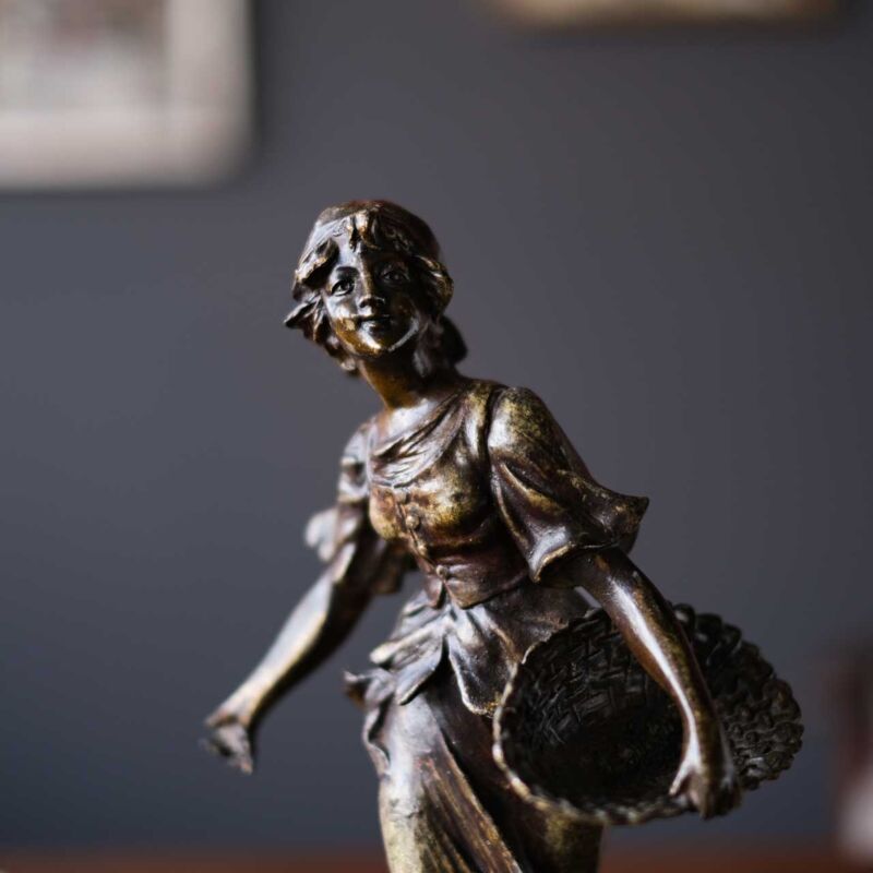 Antika Döküm Metal Figürin AVA34