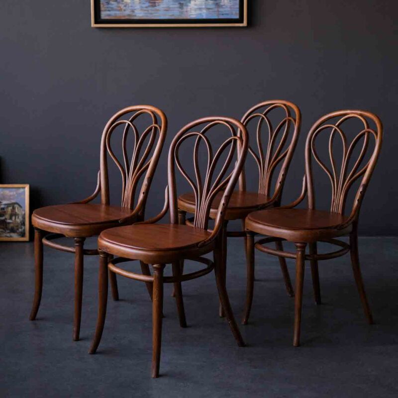 Antika Thonet Sandalye FOV53 - Michael Thonet Damgalı 