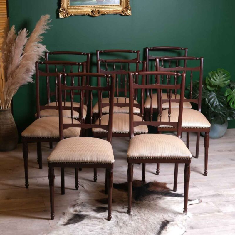 Antika Sandalye Takımı (8 Adet) D4FTX