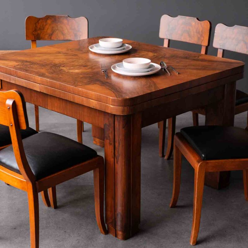 Art Deco Masa Sandalye Takımı MOP12
