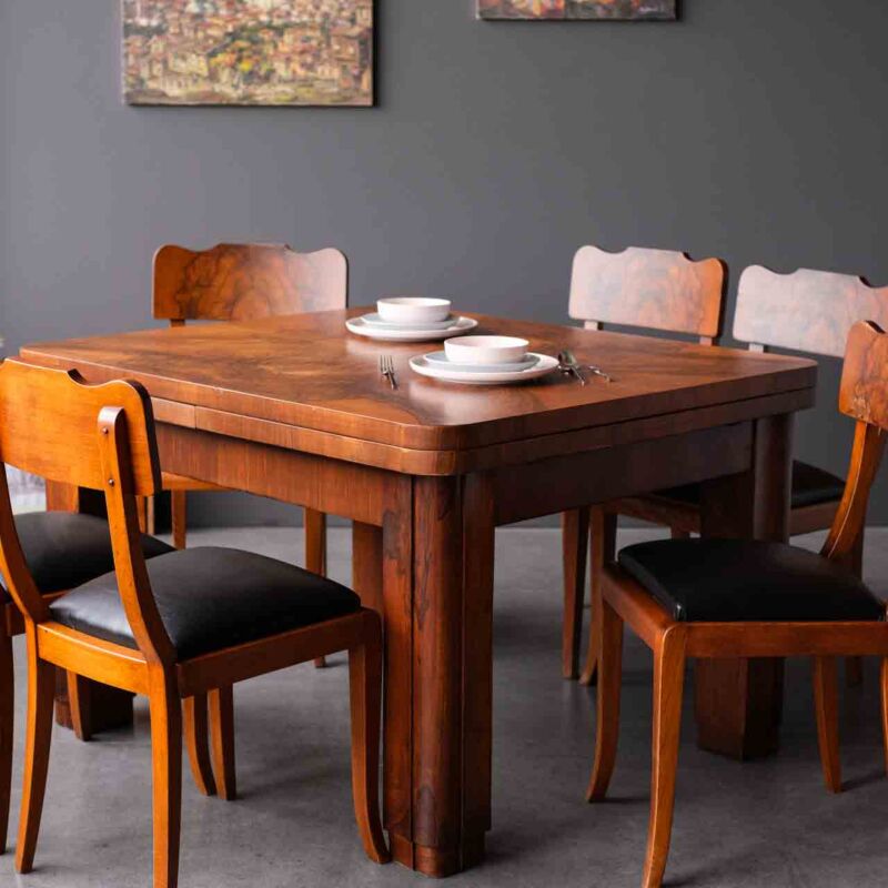 Art Deco Masa Sandalye Takımı MOP12