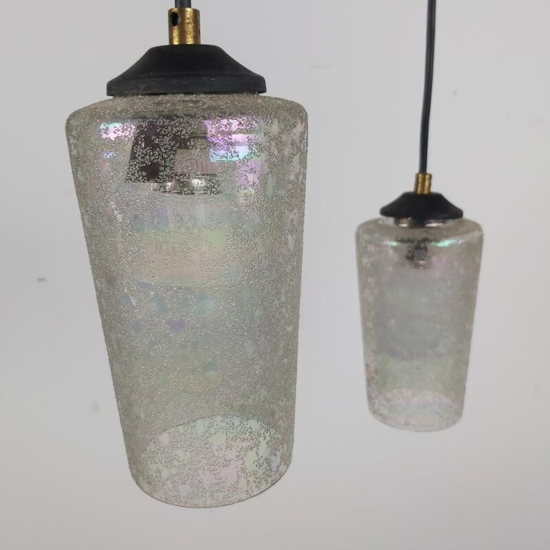 Metal Camlı Sarkıt Lamba