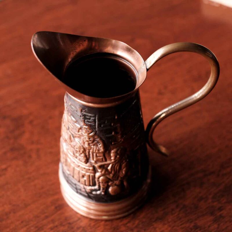 Bakır Dekoratif Kömür Kovası APA64