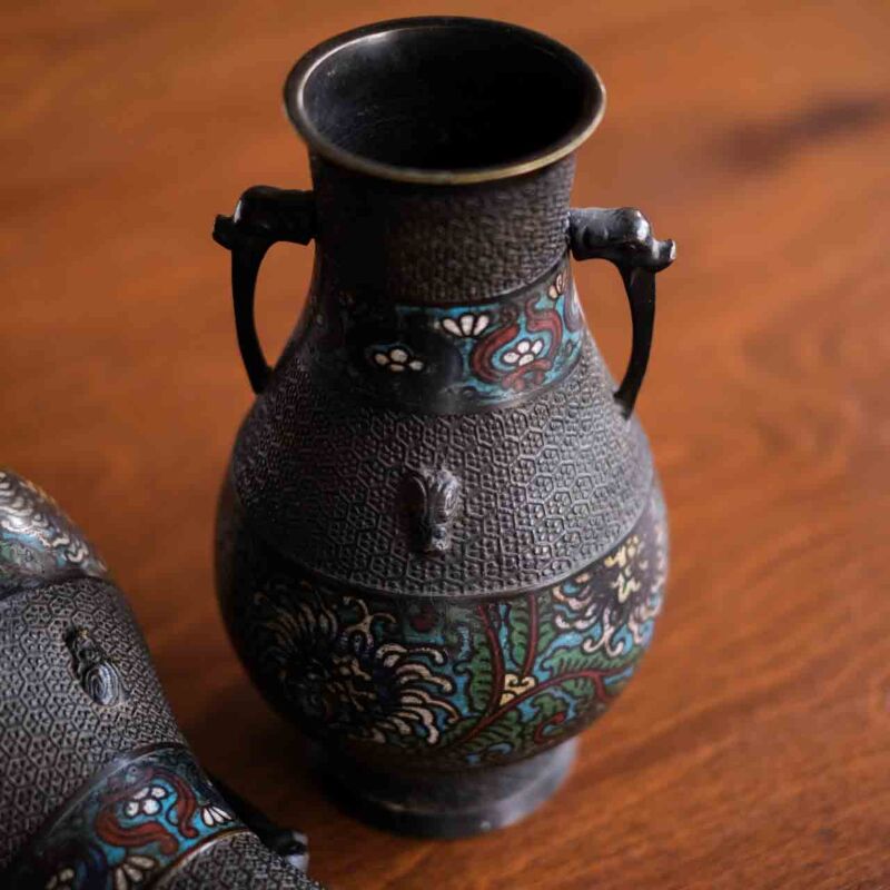 Bronz Çift Vazo RAT34