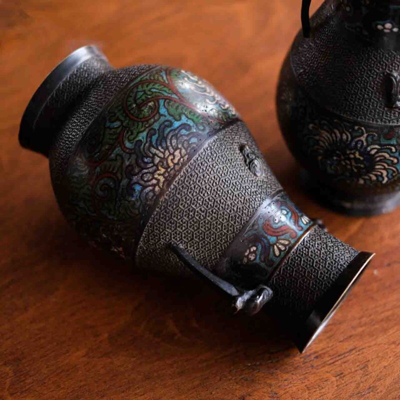 Bronz Çift Vazo RAT34