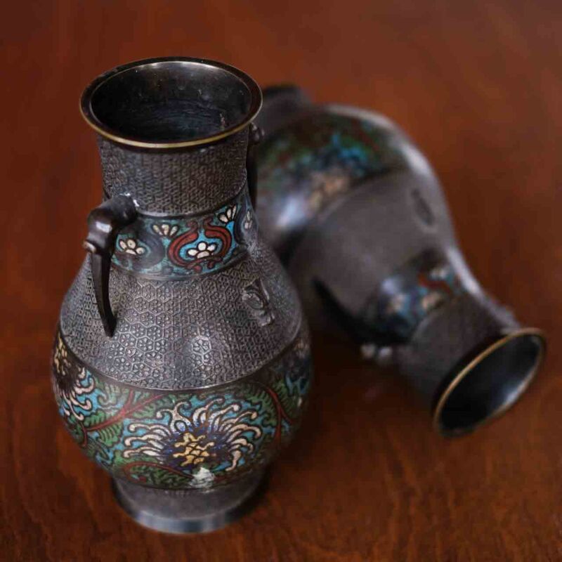 Bronz Çift Vazo RAT34