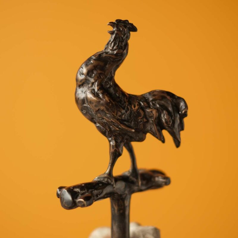 Bronz Horoz Figürü YUB31