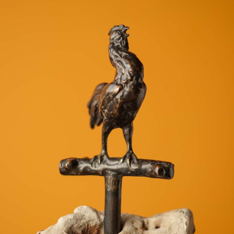 Bronz Horoz Figürü YUB31