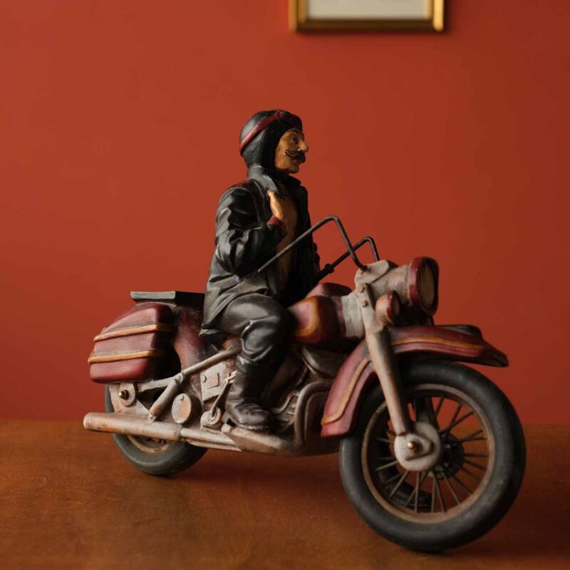 Dekoratif Retro Motorcu YEW76