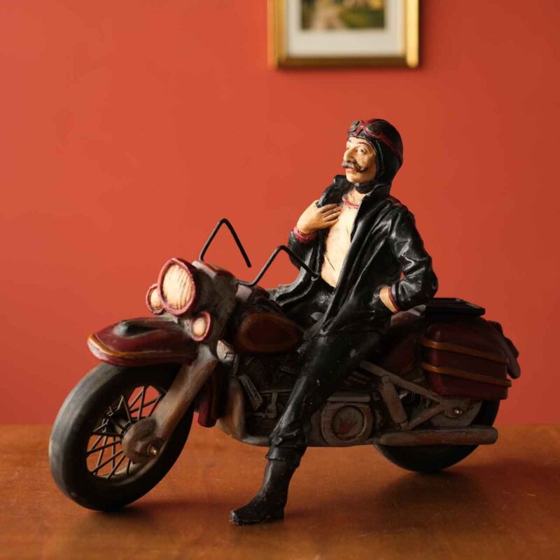 Dekoratif Retro Motorcu YEW76