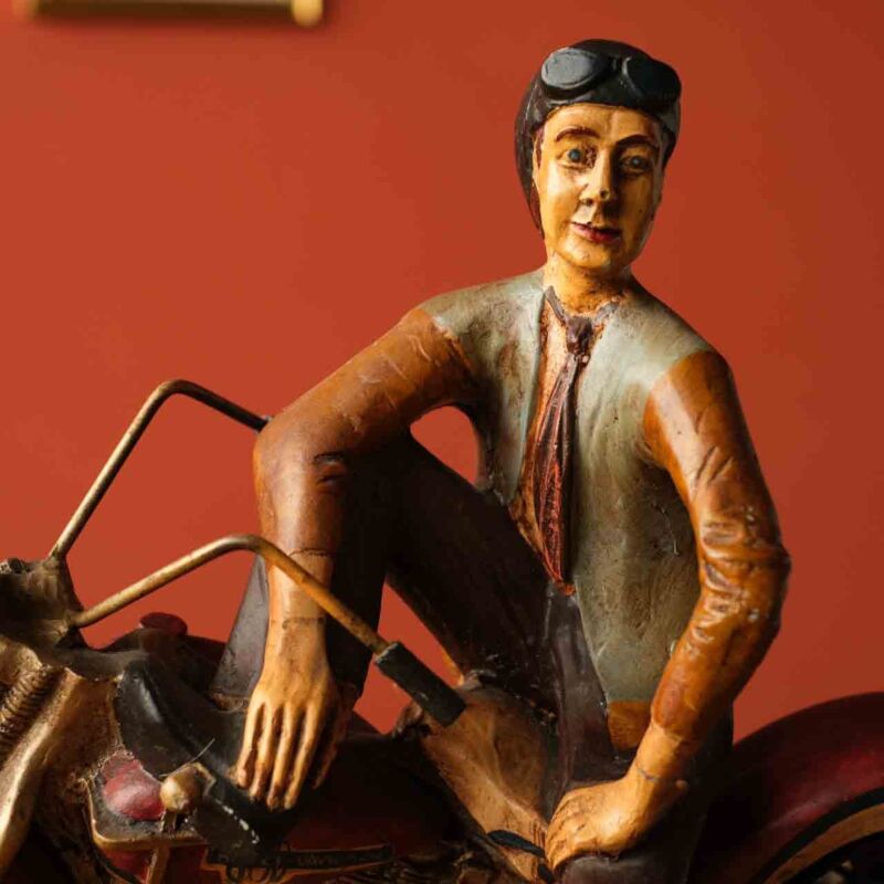 Dekoratif Retro Motorcu YEW77