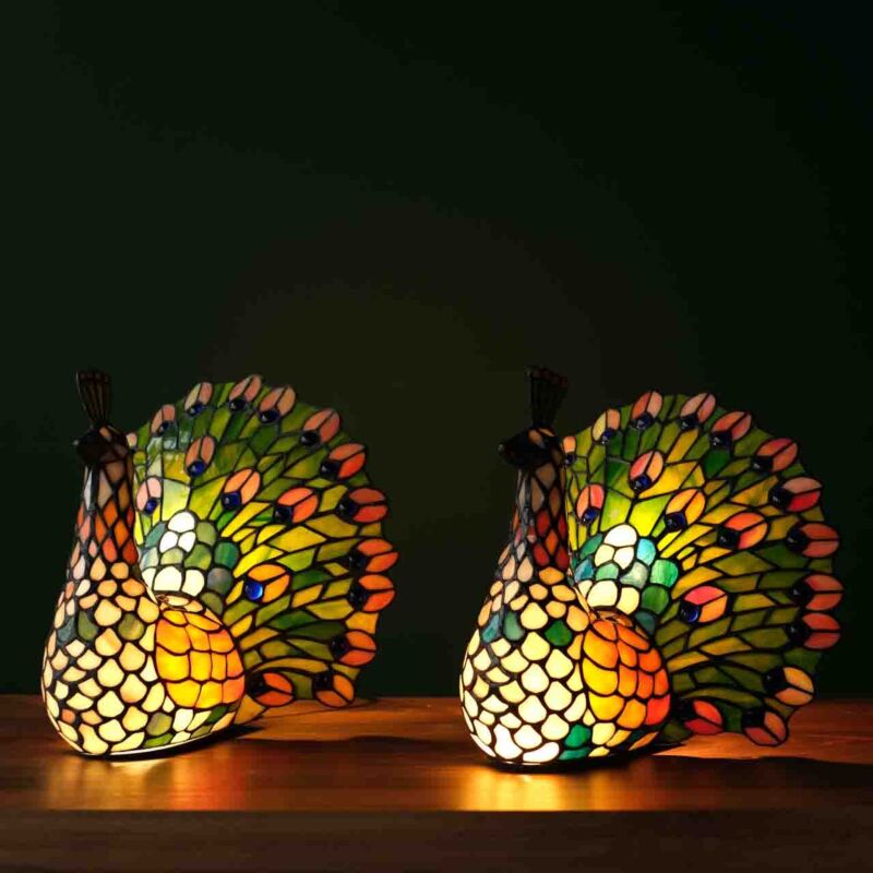Retro Tiffany Masa Lambası MİT26 