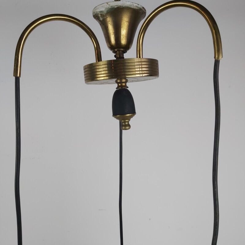 Metal Camlı Sarkıt Lamba