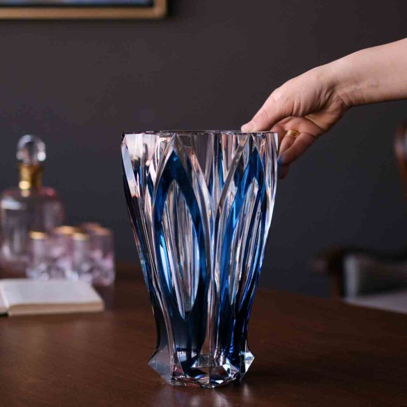 Fransız Kristal Vazo FOV59 - Cristal Saint-Louis Marka 