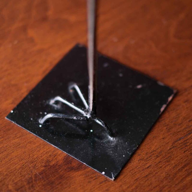 Metal Balıkçıl Figürü UPA7