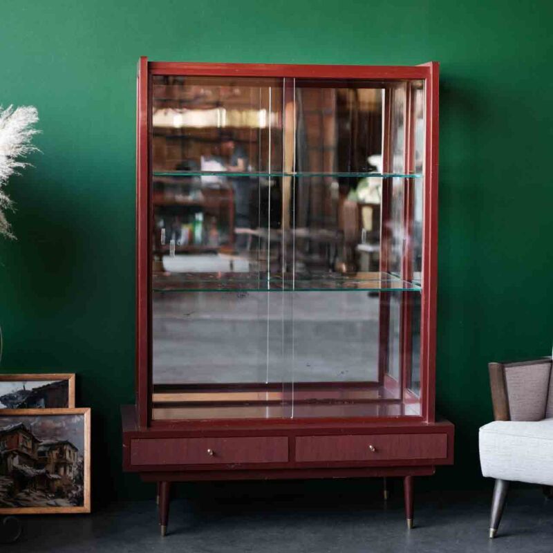 Mid Century Modern Vitrin BAK71