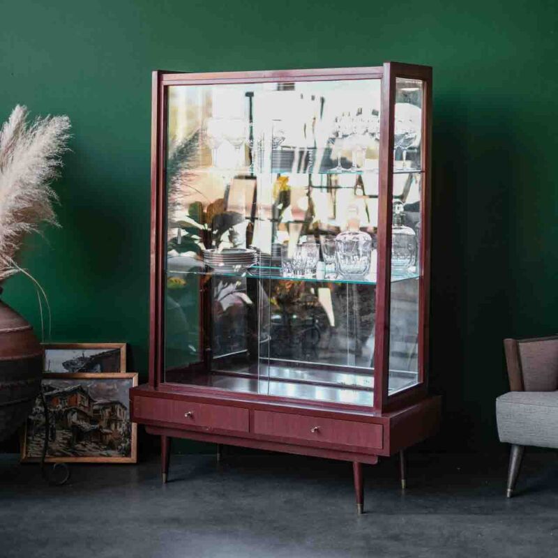 Mid Century Modern Vitrin BAK71