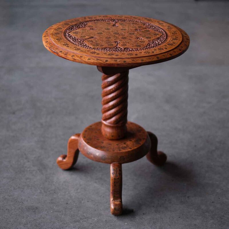 Otantik Ahşap Oyma Sehpa ROM17