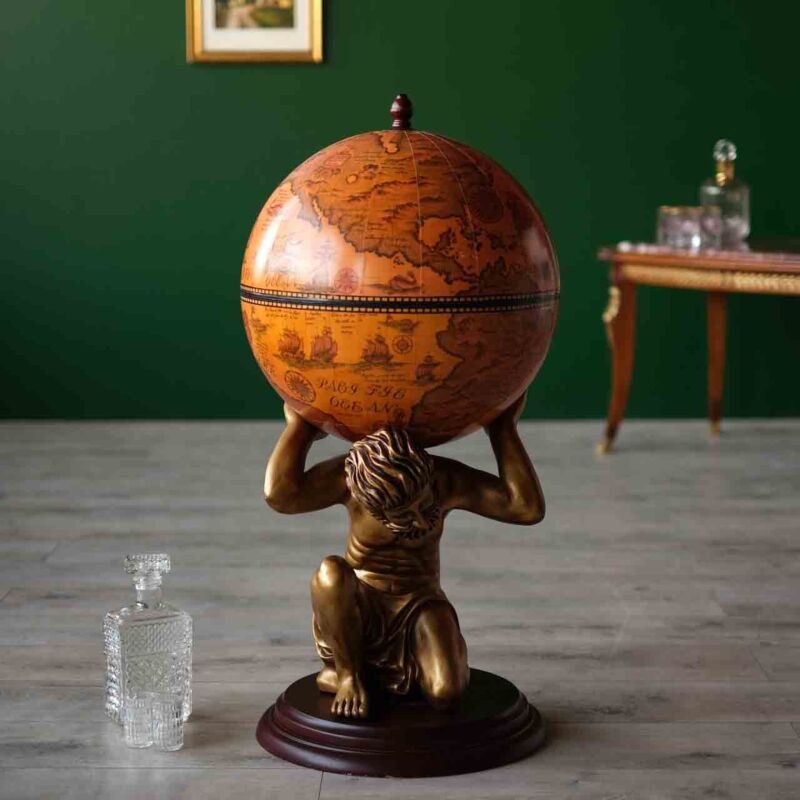 Retro Atlas Küre Bar 2 KUB63