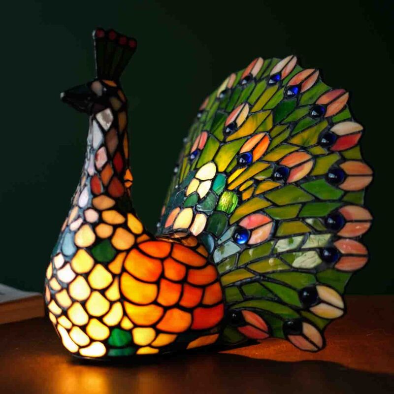 Retro Tiffany Masa Lambası MİT26 