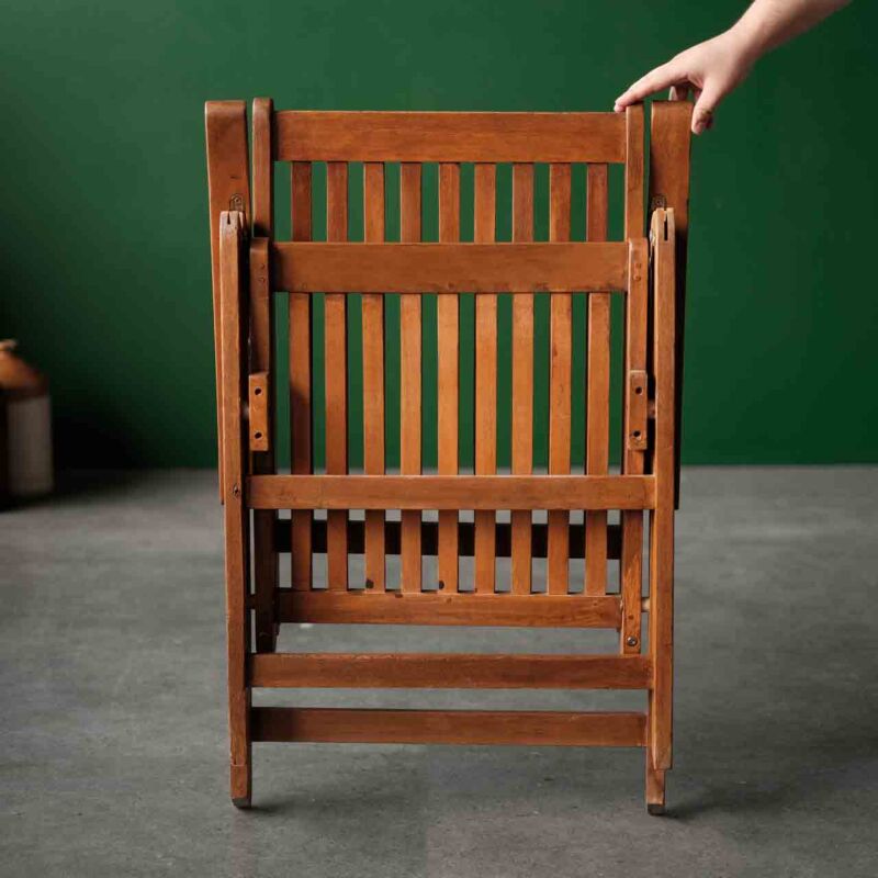 Teak Katlanır Bahçe Sandalyesi RAR34