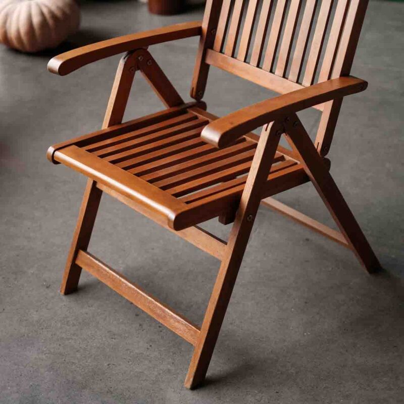 Teak Katlanır Bahçe Sandalyesi RAR34