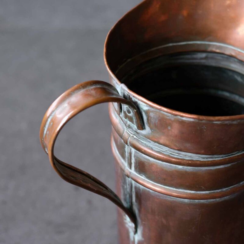 Vintage Bakır Kömür Kovası RAT24